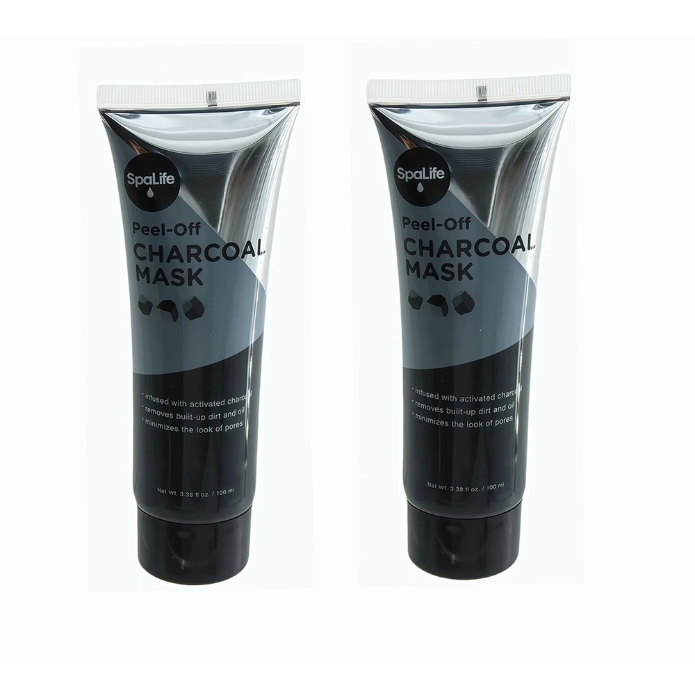 Face Mask SpaLife Peel-Off Charcoal Mask 3.38‎ fl oz